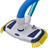 Pool Cleaning Tool Vacuum with Telescopic Pole and Hose - Top-Down View