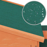 Outdoor Large Rabbit Hutch Small Animal House Pet Cage Wood - Close-Up Angle