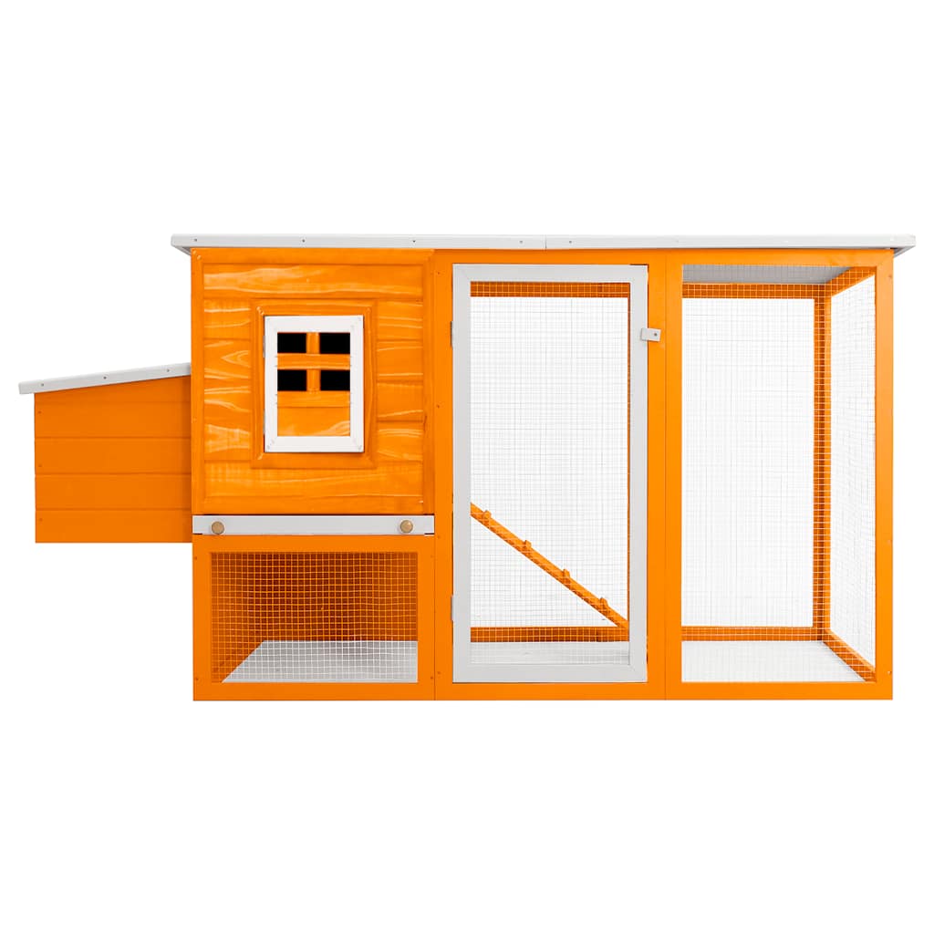 Outdoor Chicken Cage Hen House with 1 Egg Cage Wood