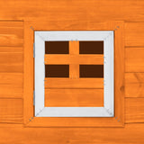 Outdoor Chicken Cage Hen House with 1 Egg Cage Wood - Close-Up Angle