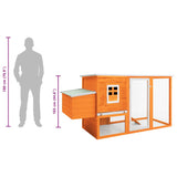 Outdoor Chicken Cage Hen House with 1 Egg Cage Wood - Extra Image