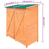 Wooden Shed Garden Tool Shed Storage Room Large - Close-Up Angle
