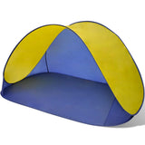 Beach Tent Outdoor Foldable Sun Shade Yellow