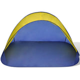 Beach Tent Outdoor Foldable Sun Shade Yellow