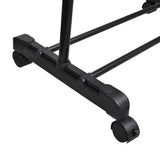 Adjustable Clothes Rack 4 Castors 1 Hanging Rail - Side View