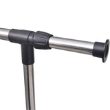 Adjustable Clothes Rack 4 Castors 1 Hanging Rail - Top-Down View