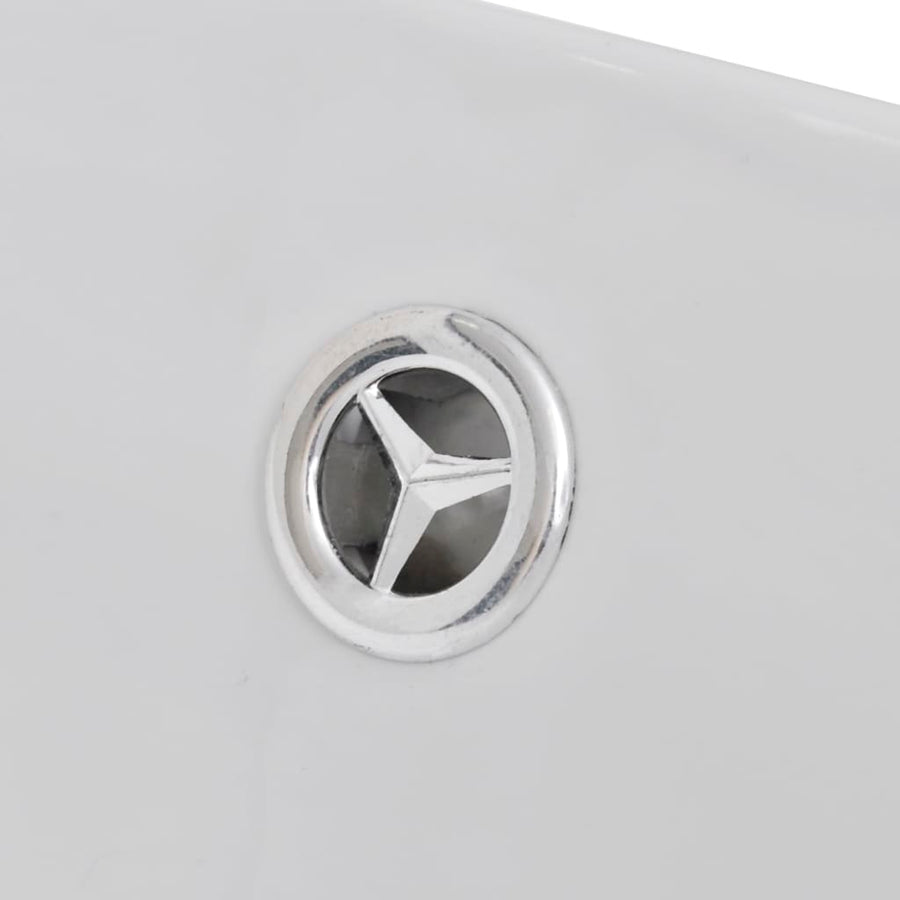 Luxury Ceramic Basin Oval with Overflow 59 x 38.5 cm