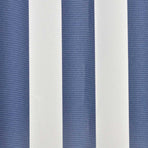 Awning Replacement Fabric Blue and White 300x250 cm Polyester