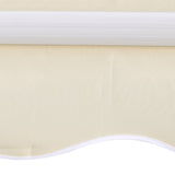 Awning Replacement Fabric Cream 3x2.5 m Polyester - Side View