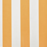 Awning Replacement Fabric Yellow and White 4x3 m Polyester