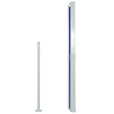 Patio Terrace Side Awning 160 x 300 cm Blue - Top-Down View