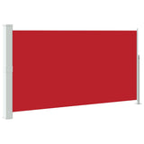 Patio Terrace Side Awning 160 x 300 cm Red - Front View