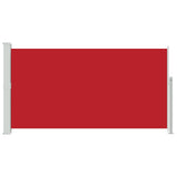 Patio Terrace Side Awning 160 x 300 cm Red - Top-Down View