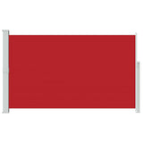Patio Terrace Side Awning 180 x 300 cm Red - Side View