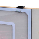 Indoor Mini Basketball Hoop Set with Ball and Pump - Top-Down View