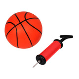Indoor Mini Basketball Hoop Set with Ball and Pump - Close-Up Angle