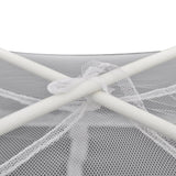 Mongolia Net Mosquito Net 2 Doors 200 x 120 x 130 cm White - Rear View