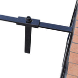Hanging Balcony Table Terracotta Mosaic - Top-Down View