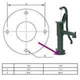Garden Hand Water Pump Cast Iron