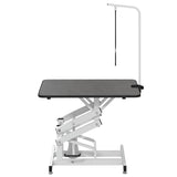 Hydraulic Bath Grooming Table for Dogs Cats Pets Adjustable - Top-Down View
