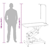 Hydraulic Bath Grooming Table for Dogs Cats Pets Adjustable