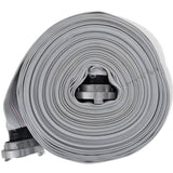 Fire Flat Hose 20 m with C-Storz Couplings 2 Inch - Front View