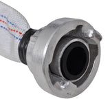 Fire Hose Flat Hose 20 m with D-Storz Couplings 1 Inch - Side View
