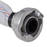 Fire Hose Flat Hose 30 m with D-Storz Couplings 1 Inch - Side View