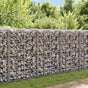 Gabion Basket with Lids Galvanised Wire 100 x 30 x 30 cm