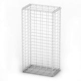 Gabion Basket with Lids Galvanised Wire 100 x 50 x 30 cm - Top-Down View