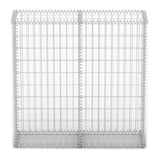 Gabion Basket with Lids Galvanised Wire 100 x 100 x 30 cm - 45-Degree Angle