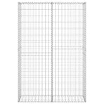 Gabion Basket with Lids Galvanised Wire 150 x 100 x 30 cm