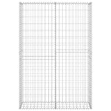 Gabion Basket with Lids Galvanised Wire 150x100x30 cm - 45-Degree Angle