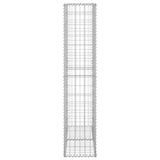 Gabion Basket with Lids Galvanised Wire 150x100x30 cm
