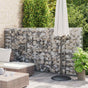 Gabion Basket with Lids Galvanised Wire 150 x 100 x 30 cm
