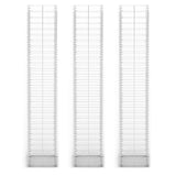 Gabion Set 3 pcs Galvanised Wire 25 x 25 x 150 cm - Side View