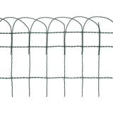 Garden Border Fence Powder-coated Iron 10x0.4 m