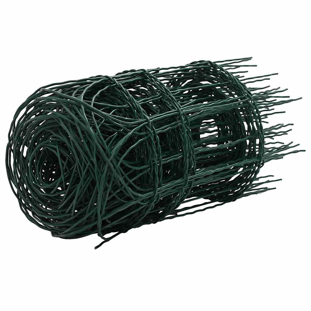 Garden Border Fence Powder-coated Iron 25x0.4 m