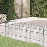 Garden Border Fence Powder-coated Iron 25x0.4 m