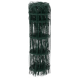Garden Border Fence Powder-coated Iron 25x0.65 m