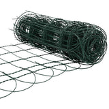 Garden Border Fence Powder-coated Iron 25x0.65 m