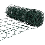 Garden Border Fence Powder-coated Iron 25x0.65 m - 45-Degree Angle