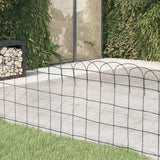 Garden Border Fence Powder-coated Iron 25x0.65 m