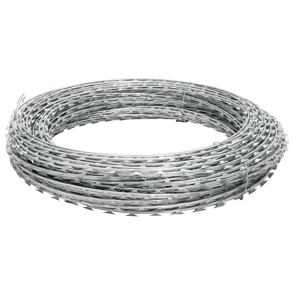 Razor Wire Helical Wire Roll Galvanised Steel 60 m