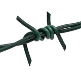 Barbed Wire Entanglement Wire Green Wire Roll 100 m - 45-Degree Angle