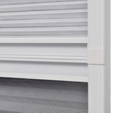 Insect Plisse Screen Window Aluminium 160 x 80 cm with Shade - Low Angle
