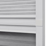 Insect Plisse Screen Window Aluminium 160 x 80 cm with Shade - Rear View