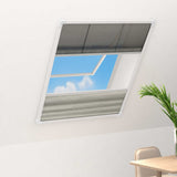 Insect Plisse Screen Window Aluminium 160 x 80 cm with Shade