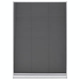 Insect Plisse Screen Window Aluminium 160 x 80 cm with Shade - 45-Degree Angle