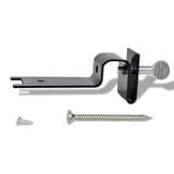 Outdoor Solar Lamp Set 6 pcs Fence Light Gutter Light Black - Extra Image